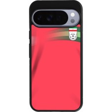 Coque Google Pixel 10 Pro XL - Silicone rigide noir Maillot de football Iran 2022 personnalisable