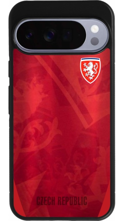 Google Pixel 10 Pro XL Case Hülle - Silikon schwarz Tschechische Republik personalisierbares Fussballtrikot