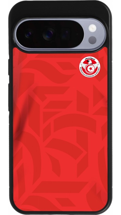 Google Pixel 10 Pro XL Case Hülle - Silikon schwarz Tunesien 2022 personalisierbares Fussballtrikot