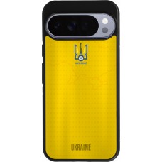 Coque Google Pixel 10 Pro XL - Silicone rigide noir Maillot de football Ukraine