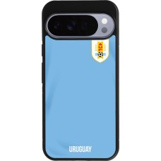 Google Pixel 10 Pro XL Case Hülle - Silikon schwarz Uruguay 2022 personalisierbares Fussballtrikot