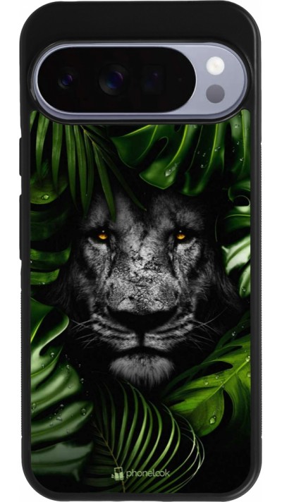 Coque Google Pixel 10 Pro XL - Silicone rigide noir Forest Lion