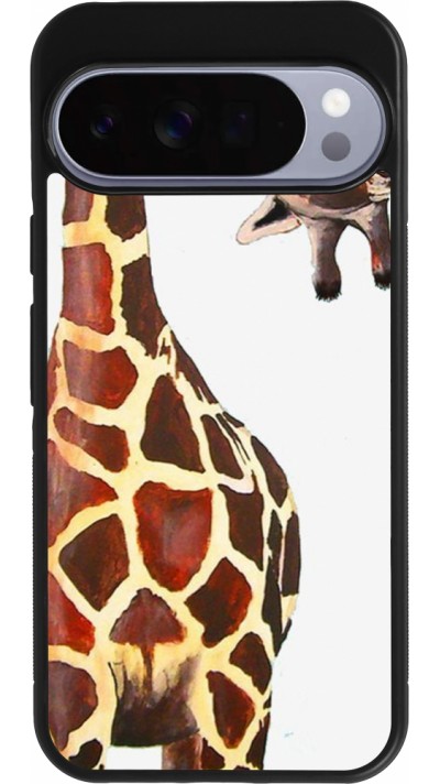 Coque Google Pixel 10 Pro XL - Silicone rigide noir Giraffe Fit