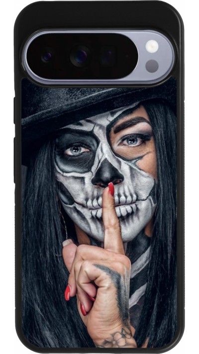 Coque Google Pixel 10 Pro XL - Silicone rigide noir Halloween 18 19