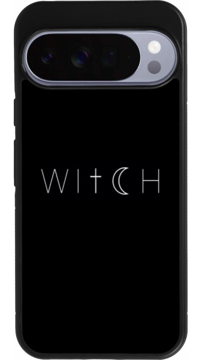 Google Pixel 10 Pro XL Case Hülle - Silikon schwarz Halloween 22 witch word