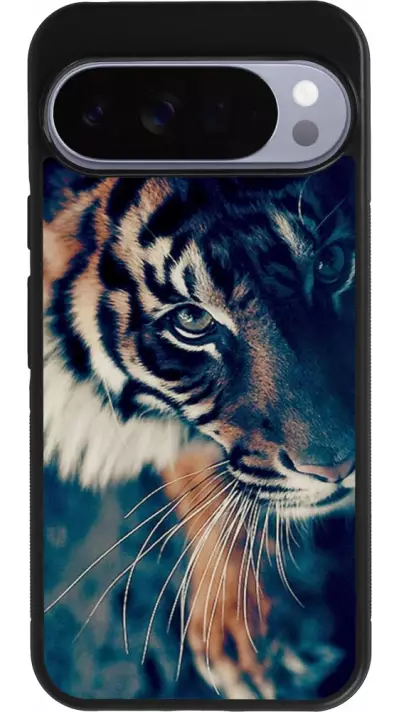 Coque Google Pixel 10 Pro XL - Silicone rigide noir Incredible Lion
