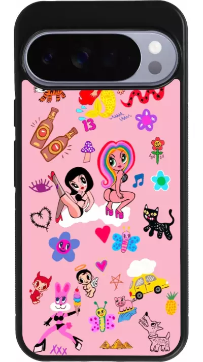 Coque Google Pixel 10 Pro XL - Silicone rigide noir Karol G La Bichota Manana Sera Bonito
