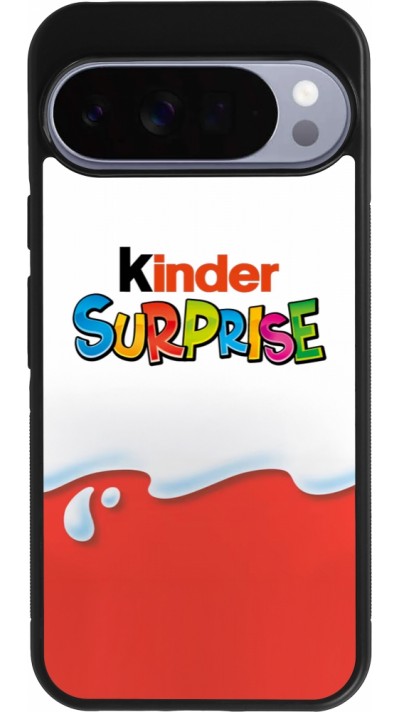 Google Pixel 10 Pro XL Case Hülle - Silikon schwarz Kinder Surprise