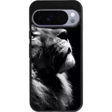 Coque Google Pixel 10 Pro XL - Silicone rigide noir Lion looking up