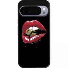 Coque Google Pixel 10 Pro XL - Silicone rigide noir Lips bullet