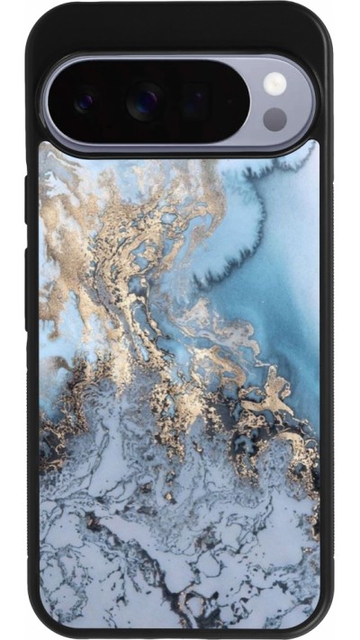 Coque Google Pixel 10 Pro XL - Silicone rigide noir Marble 04