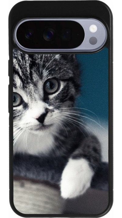 Coque Google Pixel 10 Pro XL - Silicone rigide noir Meow 23