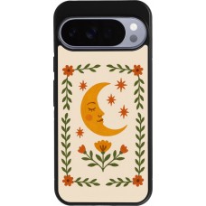 Google Pixel 10 Pro XL Case Hülle - Silikon schwarz Half moon stamp 2026