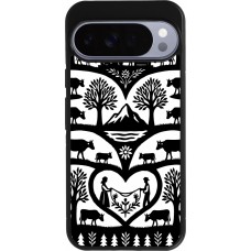 Coque Google Pixel 10 Pro XL - Silicone rigide noir Poya Suisse 2