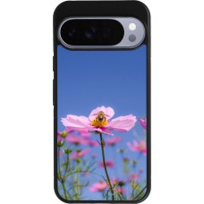Google Pixel 10 Pro XL Case Hülle - Silikon schwarz Bee on a flower Spring 2026
