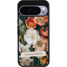 Coque Google Pixel 10 Pro XL - Silicone rigide noir Full Bloom Spring 2026