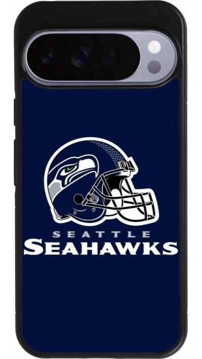 Google Pixel 10 Pro XL Case Hülle - Silikon schwarz Super Bowl 26 Seattle 3