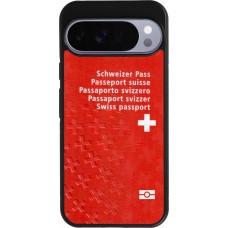 Google Pixel 10 Pro XL Case Hülle - Silikon schwarz Swiss Passport
