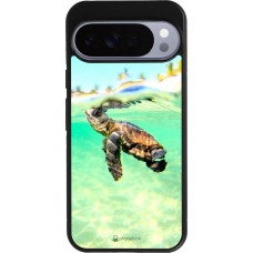 Google Pixel 10 Pro XL Case Hülle - Silikon schwarz Turtle Underwater
