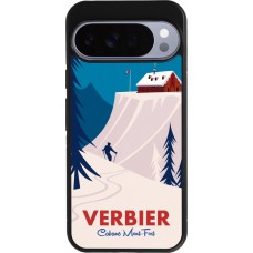 Google Pixel 10 Pro XL Case Hülle - Silikon schwarz Verbier Cabane Mont-Fort