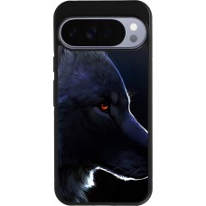 Coque Google Pixel 10 Pro XL - Silicone rigide noir Wolf Shape