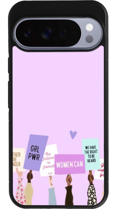 Coque Google Pixel 10 Pro XL - Silicone rigide noir Womens day 2026 9