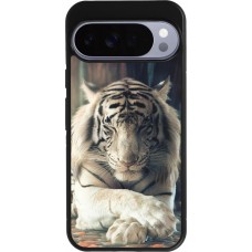 Google Pixel 10 Pro XL Case Hülle - Silikon schwarz Zen Tiger