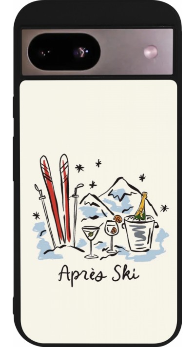 Google Pixel 8a Case Hülle - Silikon schwarz After the sky 2026