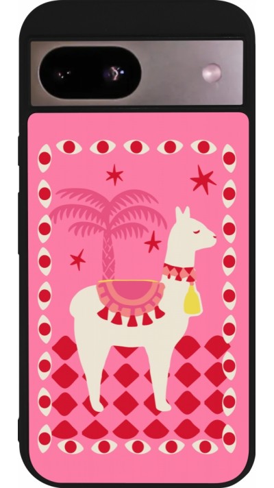 Google Pixel 8a Case Hülle - Silikon schwarz Alpaca 2026