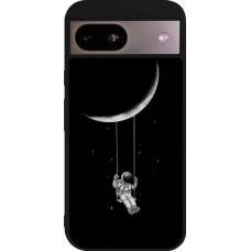 Google Pixel 8a Case Hülle - Silikon schwarz Astro balançoire