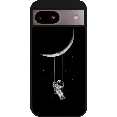 Google Pixel 8a Case Hülle - Silikon schwarz Astro balançoire