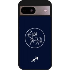 Google Pixel 8a Case Hülle - Silikon schwarz Astrologie Schütze