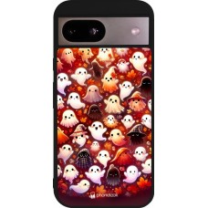 Google Pixel 8a Case Hülle - Silikon schwarz Gespenster Herbst niedlich