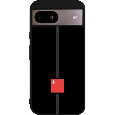 Google Pixel 8a Case Hülle - Silikon schwarz Kanton SZ schwarz
