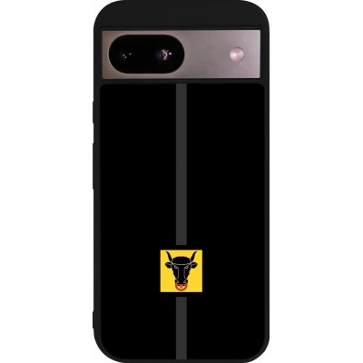 Google Pixel 8a Case Hülle - Silikon schwarz Kanton UR schwarz