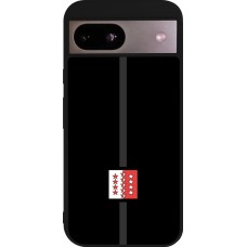 Google Pixel 8a Case Hülle - Silikon schwarz Kanton VS schwarz
