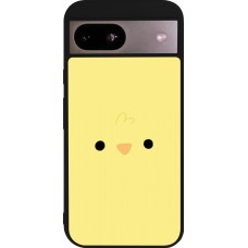 Google Pixel 8a Case Hülle - Silikon schwarz Easter 2026 Little chicken