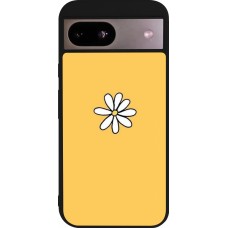 Google Pixel 8a Case Hülle - Silikon schwarz Easter 2023 daisy