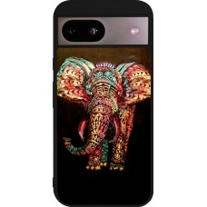 Google Pixel 8a Case Hülle - Silikon schwarz Elephant 02