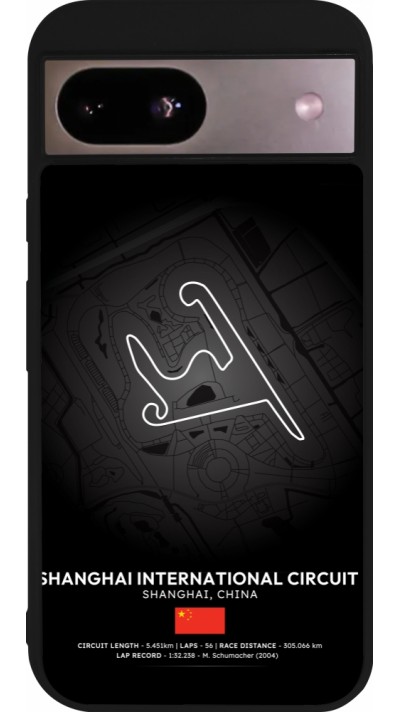 Google Pixel 8a Case Hülle - Silikon schwarz F1 Track 2025 China