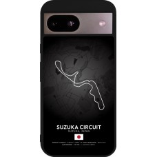 Google Pixel 8a Case Hülle - Silikon schwarz F1 Track 2025 Japan