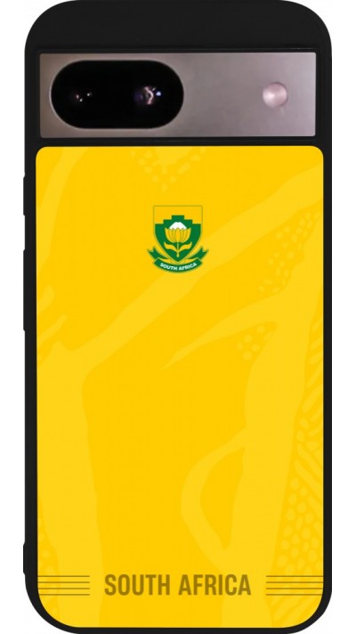 Google Pixel 8a Case Hülle - Silikon schwarz Südafrika 2026 personalisierbares Fussballtrikot