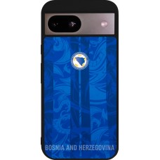 Google Pixel 8a Case Hülle - Silikon schwarz Bosnien und Herzegowina 2026 personalisierbares Fussballtrikot