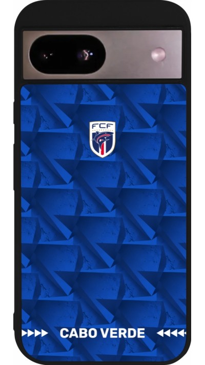 Google Pixel 8a Case Hülle - Silikon schwarz Kap Verde 2026 personalisierbares Fussballtrikot