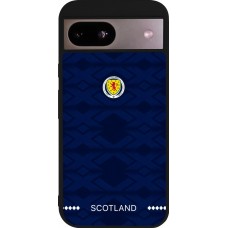 Google Pixel 8a Case Hülle - Silikon schwarz Schottland 2026 personalisierbares Fussballtrikot
