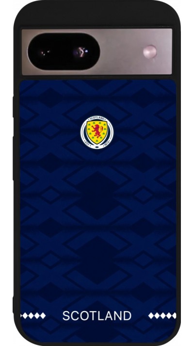 Google Pixel 8a Case Hülle - Silikon schwarz Schottland 2026 personalisierbares Fussballtrikot
