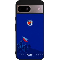 Google Pixel 8a Case Hülle - Silikon schwarz Haiti 2026 personalisierbares Fussballtrikot
