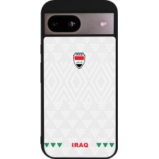 Google Pixel 8a Case Hülle - Silikon schwarz Irak 2026 personalisierbares Fussballtrikot