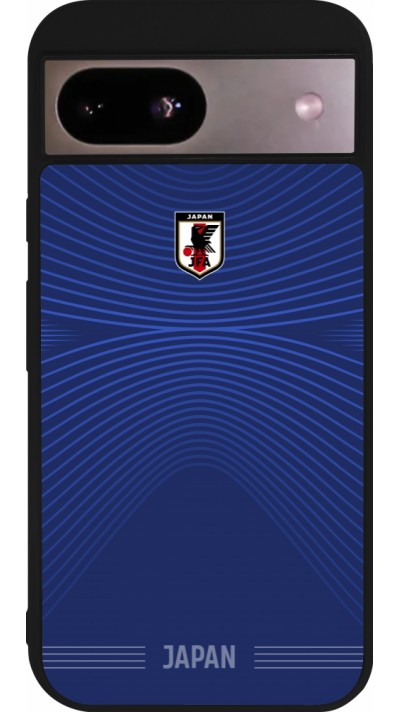 Google Pixel 8a Case Hülle - Silikon schwarz Japan 2022 personalisierbares Fussballtrikot