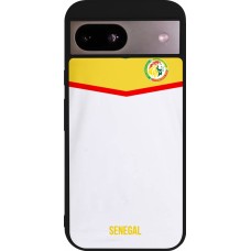 Google Pixel 8a Case Hülle - Silikon schwarz Senegal 2022 personalisierbares Fußballtrikot